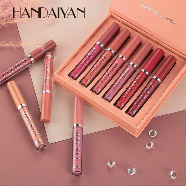 Handaiyan Matte Lipstick Kit - Buy 3 Get 6 + Free Gift + Free Shipping